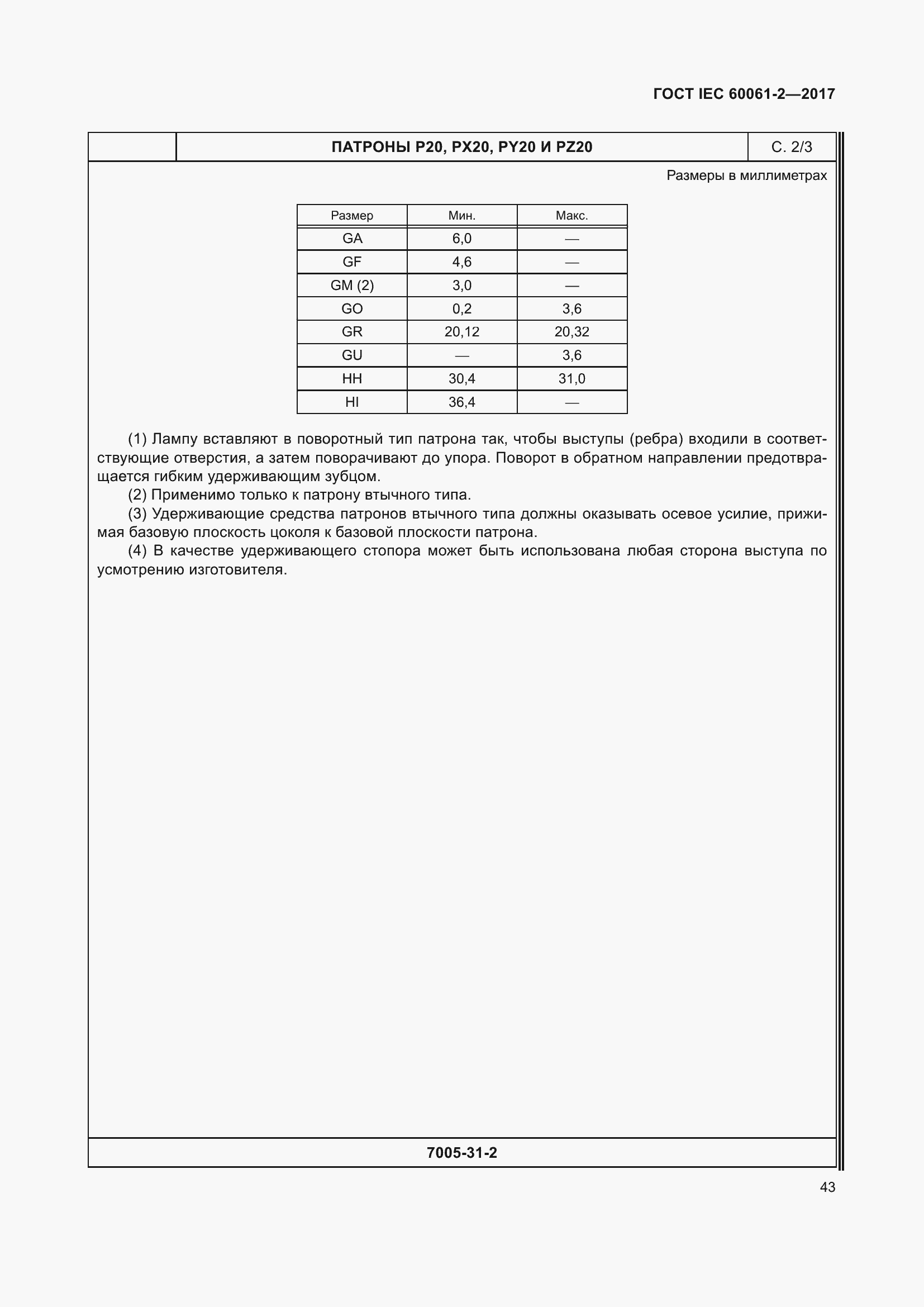  IEC 60061-2-2017.  49