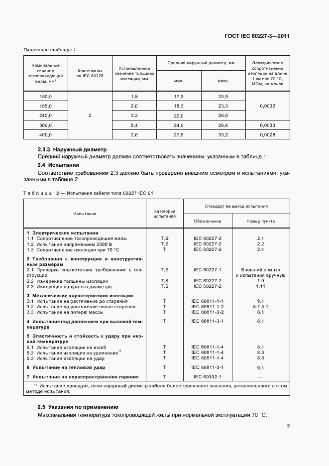  IEC 60227-3-2011.  7