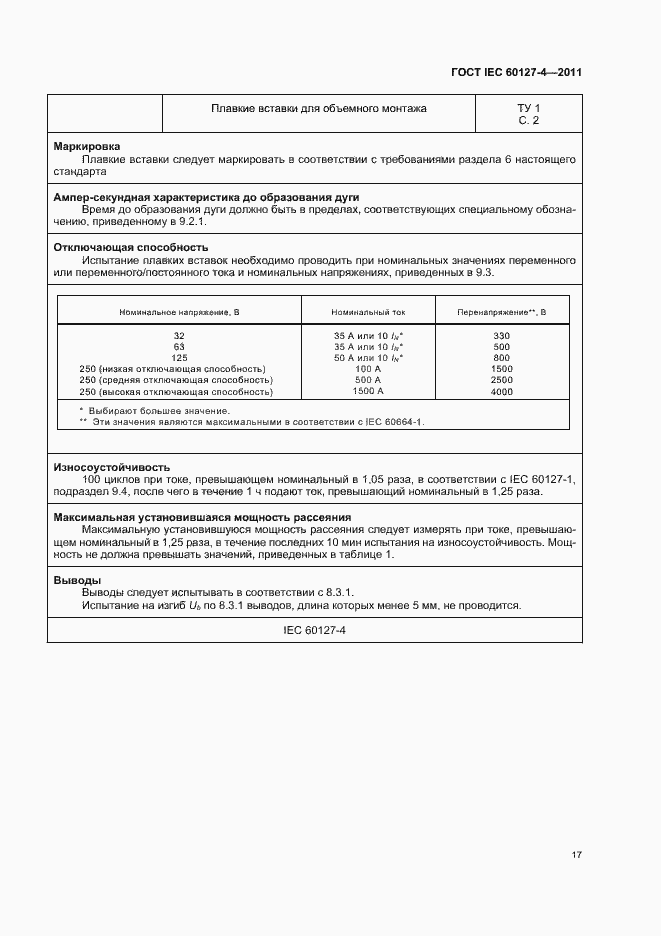  IEC 60127-4-2011.  19